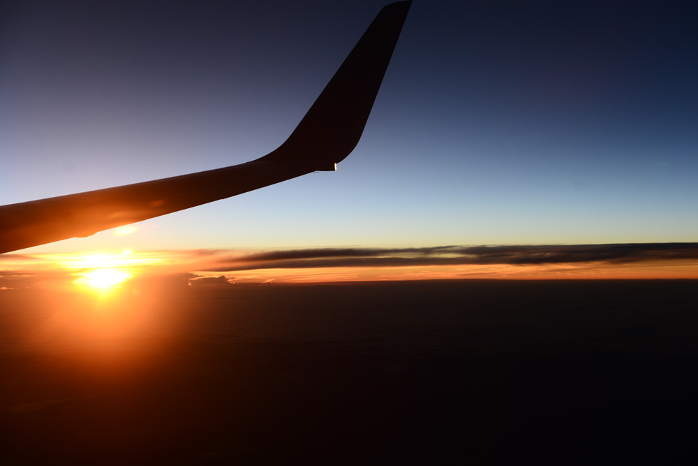 plane-sunset
