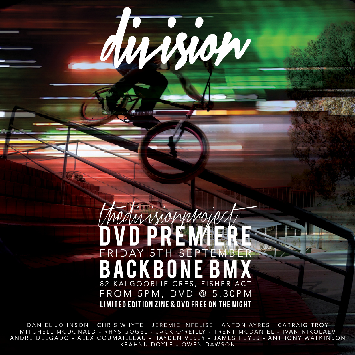 DIVISION DVD PREM FLYER BACKBONE