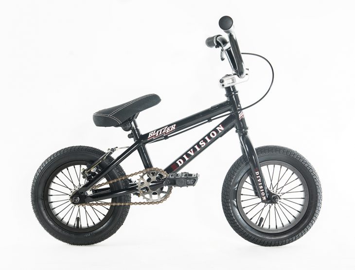 Division 12" Blitzer Freestyle BMX Bike Black